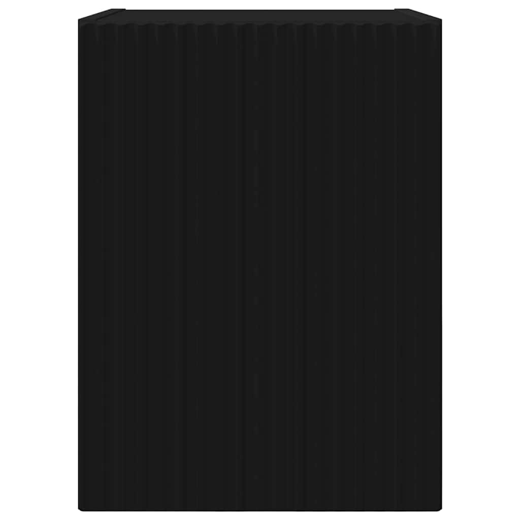 vidaXL Ντουλάπι Τηλεόρασης Τοίχου Επιτοίχιο Μαύρο 30 x 31 x 40 εκ.