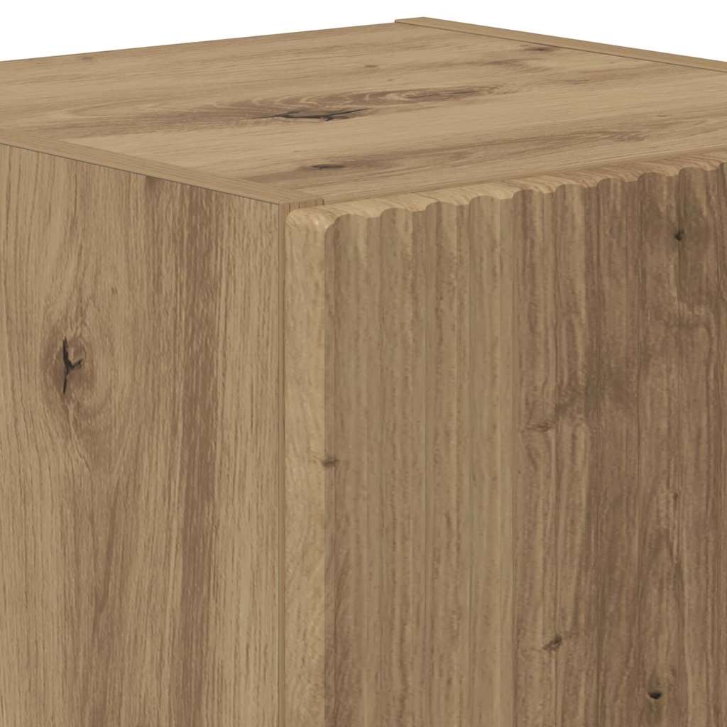 vidaXL Ντουλάπι Τηλεόρασης Τοίχου Καρυδιά Χειροποίητης Εργασίας