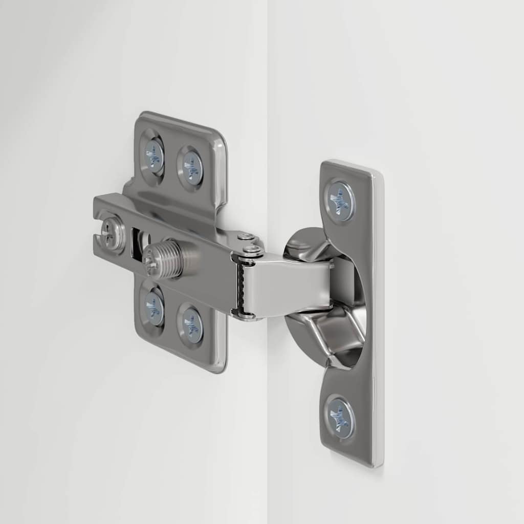 vidaXL Ντουλάπι Τηλεόρασης Τοίχου Επιτοίχιο Λευκό 30 x 31 x 60 εκ