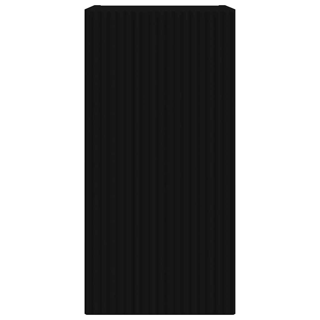 vidaXL Ντουλάπι Τηλεόρασης Τοίχου Επιτοίχιο Μαύρο 30 x 31 x 60 εκ