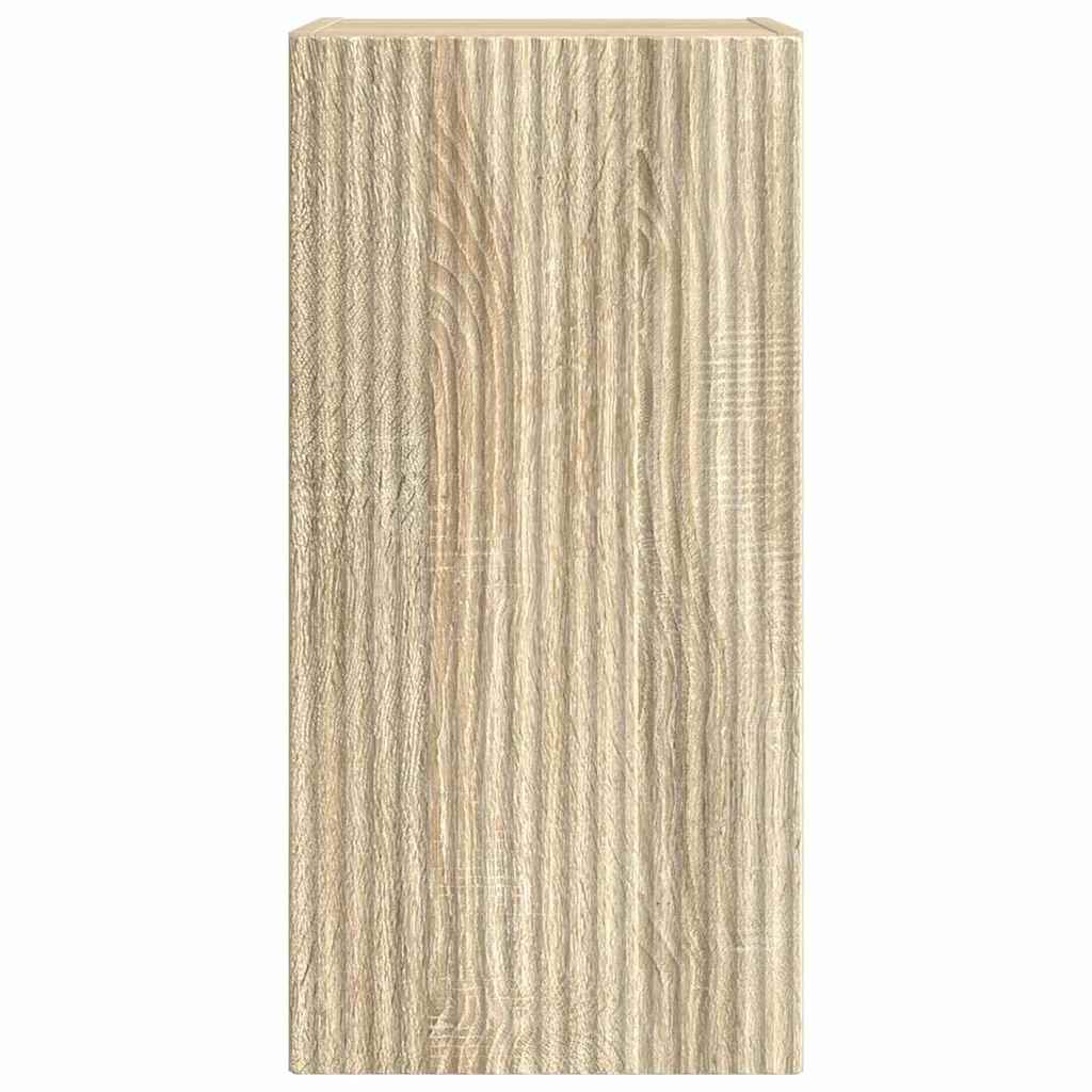 vidaXL Ντουλάπι Τηλεόρασης Τοίχου 2 pcs Σονόμα 30 x 31 x 60 εκ