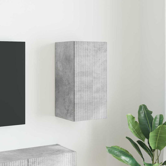 vidaXL Ντουλάπι Τηλεόρασης Τοίχου Επιτοίχιο Σκυρόδεμα 30 x 31 x 60 εκ