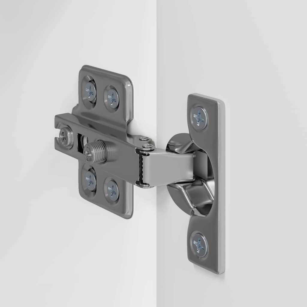 vidaXL Ντουλάπι Τηλεόρασης Τοίχου Λαμπερό Λευκό 30 x 31 x 60 εκ