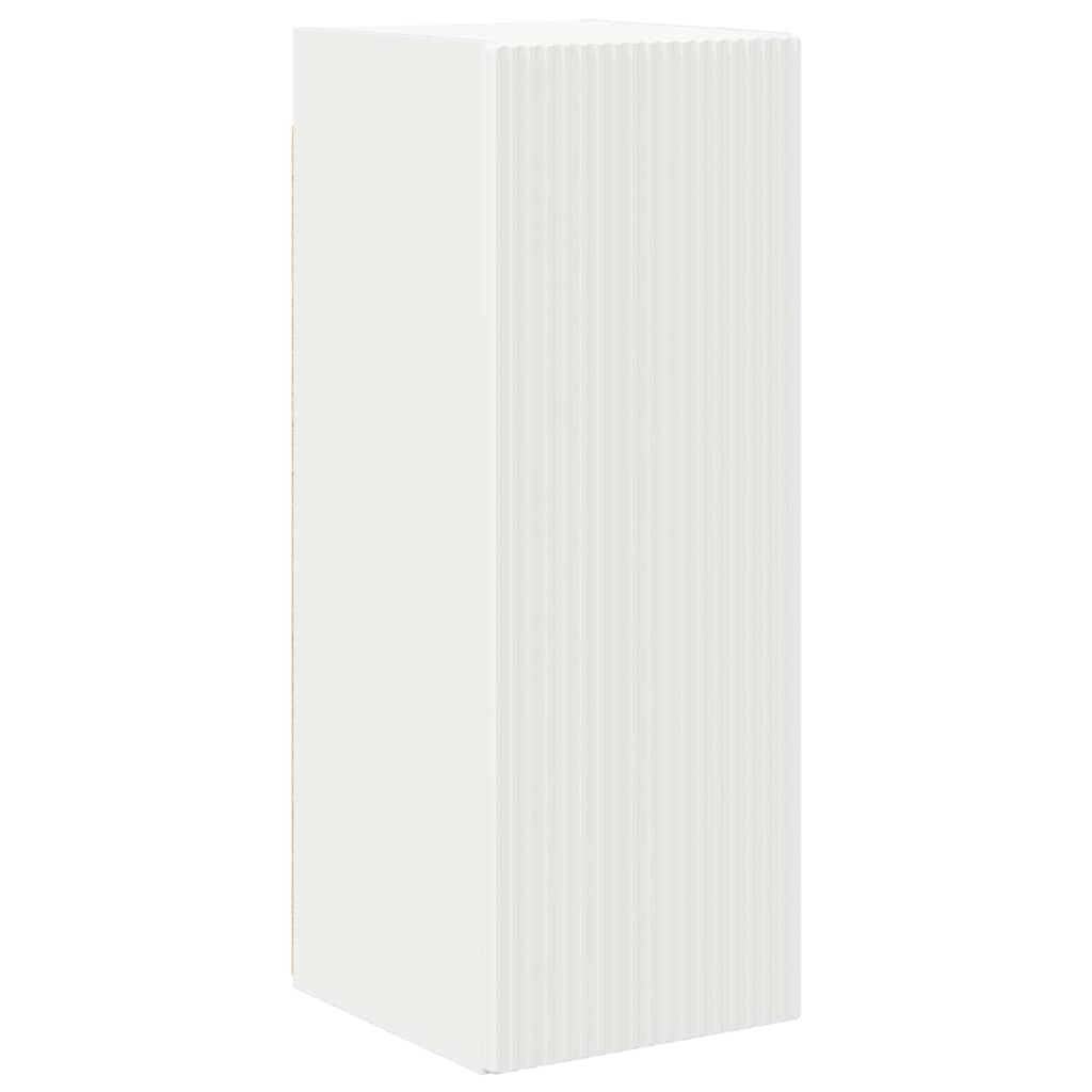 vidaXL Ντουλάπι Τηλεόρασης Τοίχου 2 pcs Λευκό 30 x 31 x 80 εκ.