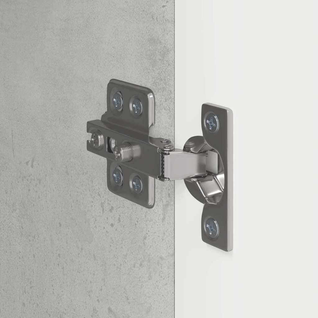 vidaXL Ντουλάπι Τηλεόρασης Τοίχου 2 pcs Σκυρόδεμα 30 x 31 x 80 εκ.