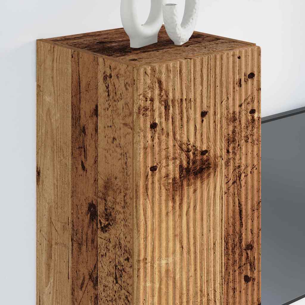 vidaXL Ντουλάπι Τηλεόρασης Τοίχου Παλιό Ξύλο 30 x 31 x 80 εκ.