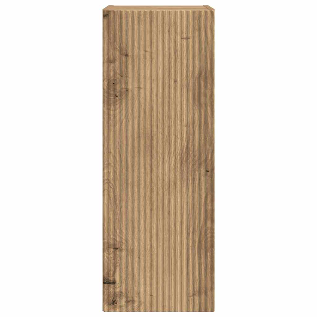 vidaXL Ντουλάπι Τηλεόρασης Τοίχου Καρυδιά Χειροποίητης Εργασίας