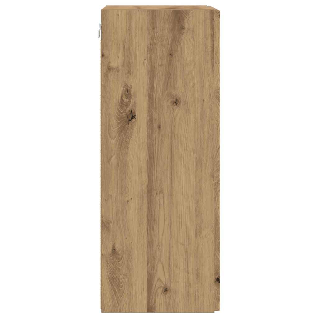 vidaXL Ντουλάπι Τηλεόρασης Τοίχου Καρυδιά Χειροποίητης Εργασίας