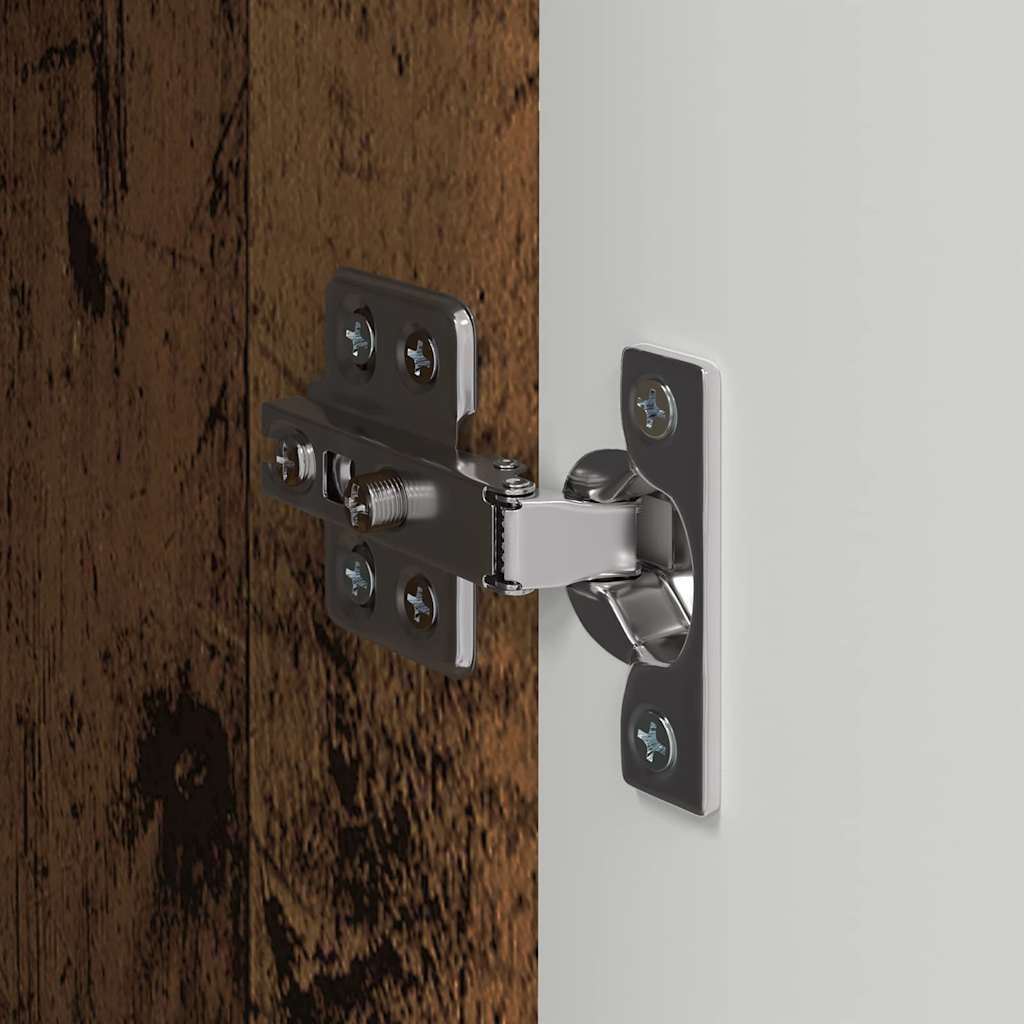 vidaXL Ντουλάπι Τηλεόρασης Τοίχου 2 pcs Παλιό Ξύλο 30 x 31 x 100 εκ.