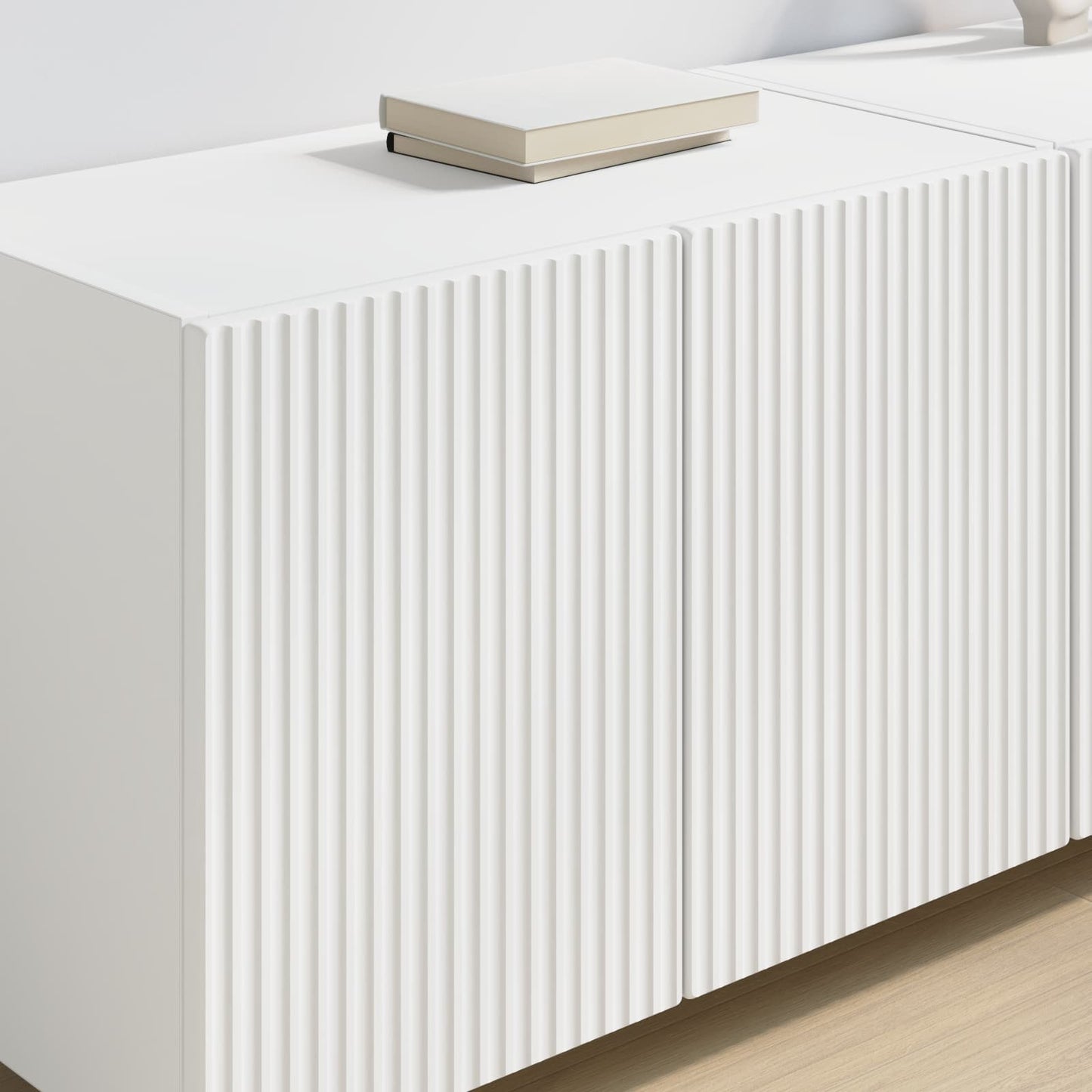 vidaXL Ντουλάπι Τηλεόρασης Τοίχου 59,5 x 31 x 40 εκ Λευκό