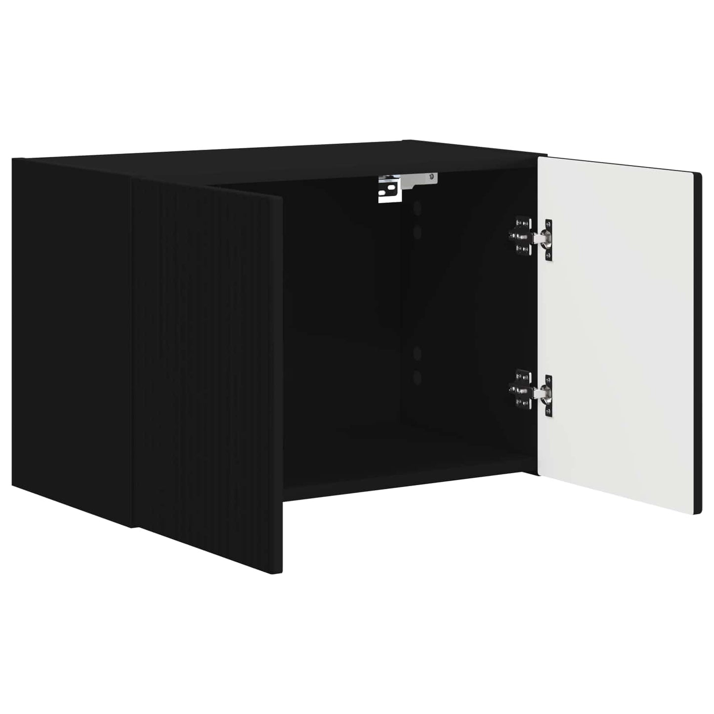 vidaXL Ντουλάπι Τηλεόρασης Τοίχου 59,5 x 31 x 40 εκ Μαύρο