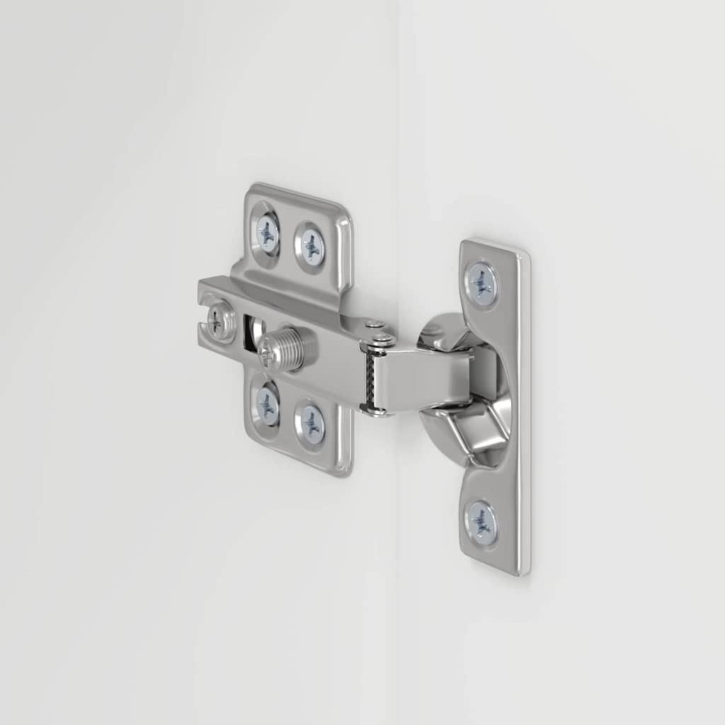 vidaXL Ντουλάπι Τηλεόρασης Τοίχου Επιτοίχιο Υψηλής γυαλάδας λευκό