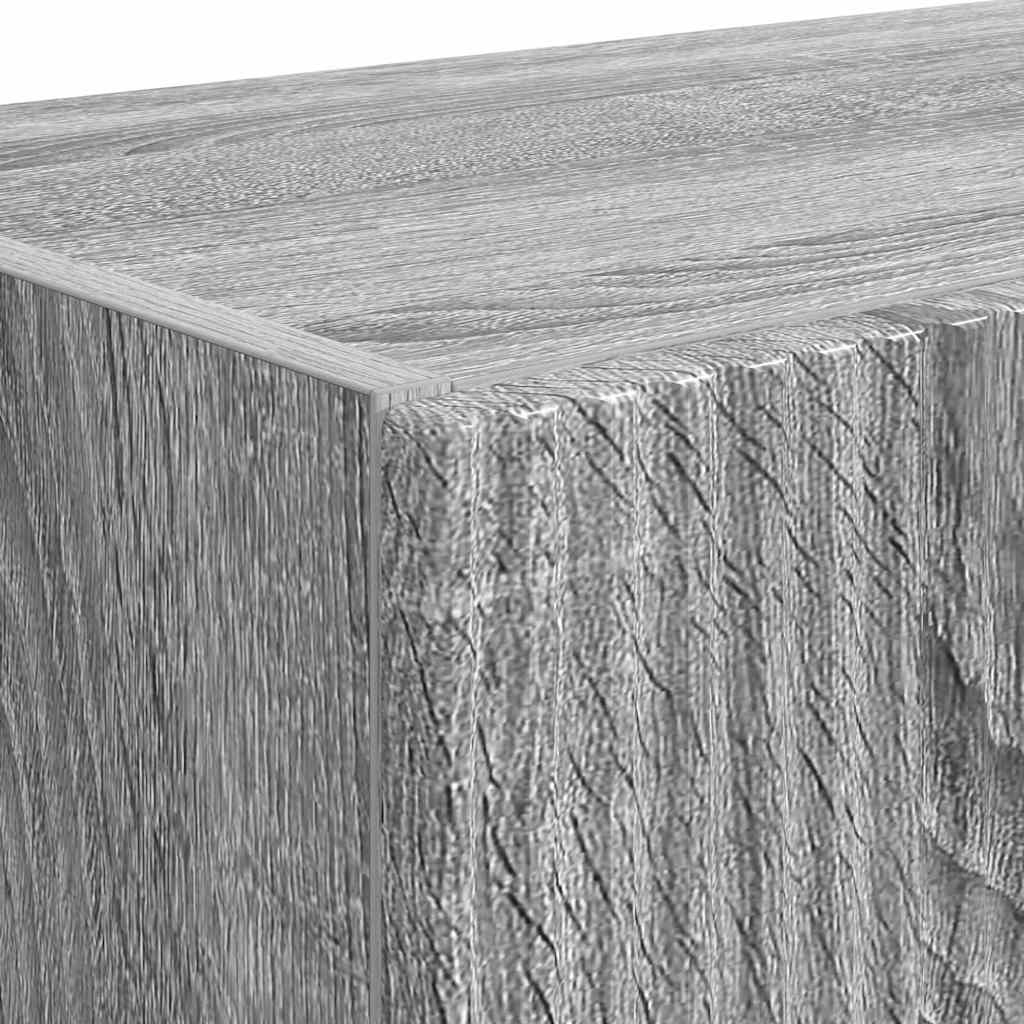 vidaXL Ντουλάπι Τηλεόρασης Τοίχου Γκρίζο Σονομα 59,5 x 31 x 40 εκ