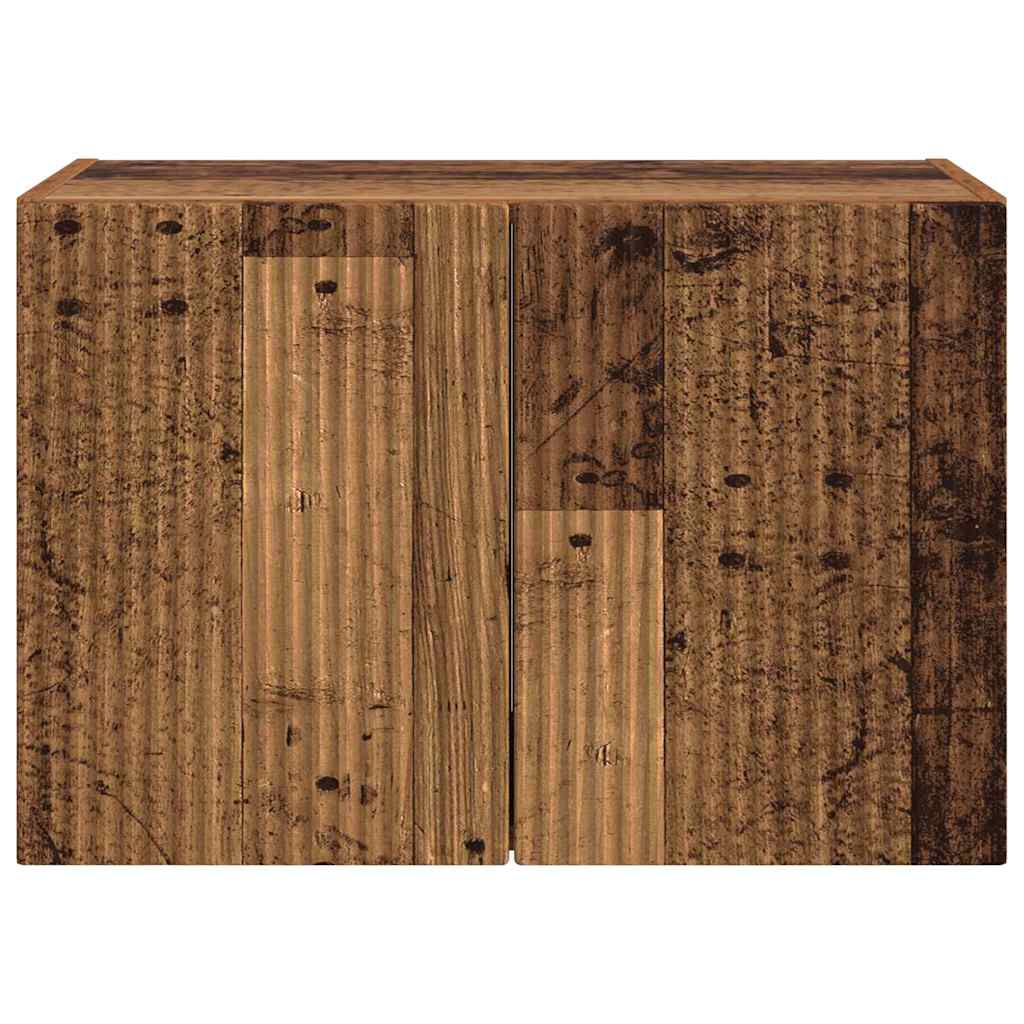 vidaXL Ντουλάπι Τηλεόρασης Τοίχου Παλιό Ξύλο 59,5 x 31 x 40 εκ