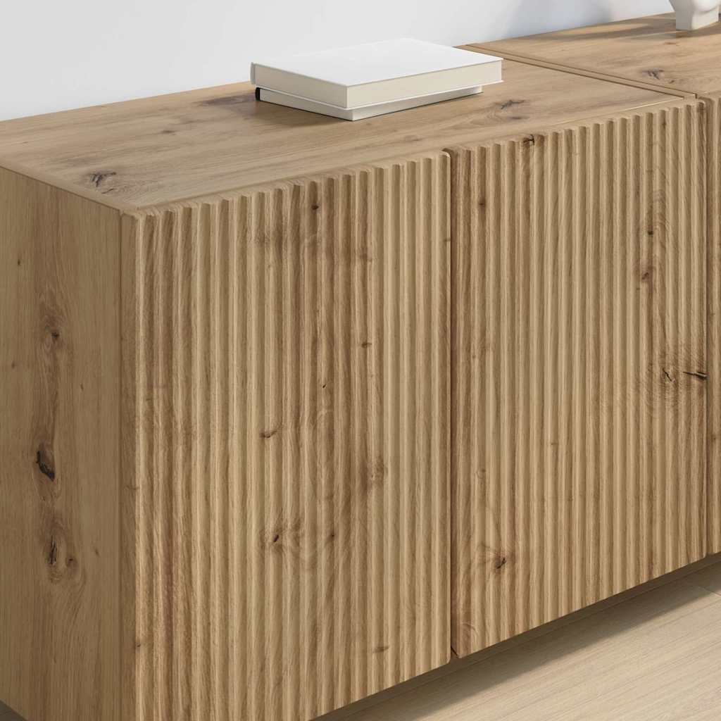 vidaXL Ντουλάπι Τηλεόρασης Τοίχου Artisan Oak 59,5 x 31 x 40 εκ