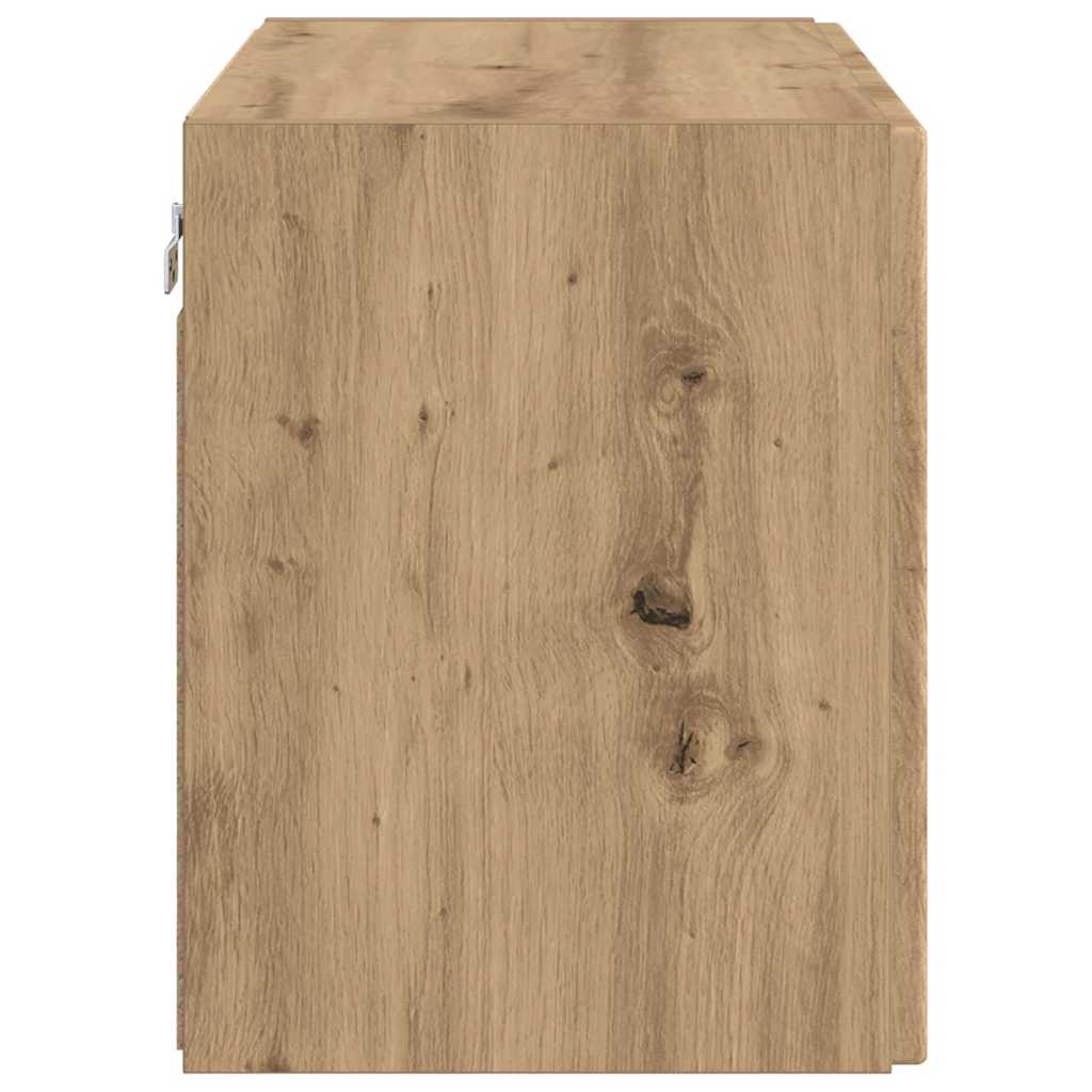 vidaXL Ντουλάπι Τηλεόρασης Τοίχου Artisan Oak 59,5 x 31 x 40 εκ