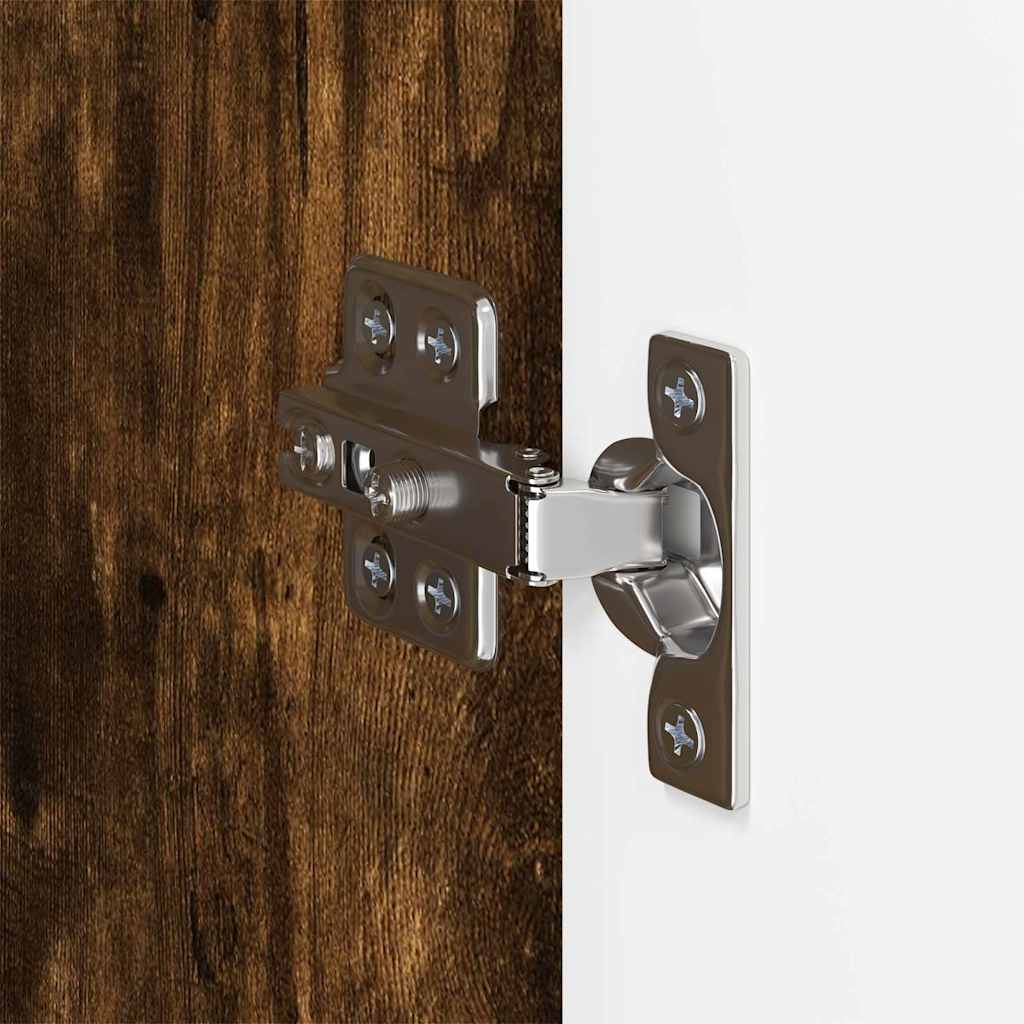 vidaXL Ντουλάπι Τηλεόρασης Τοίχου Καπνιστό Δρύς 59,5 x 31 x 60 εκ