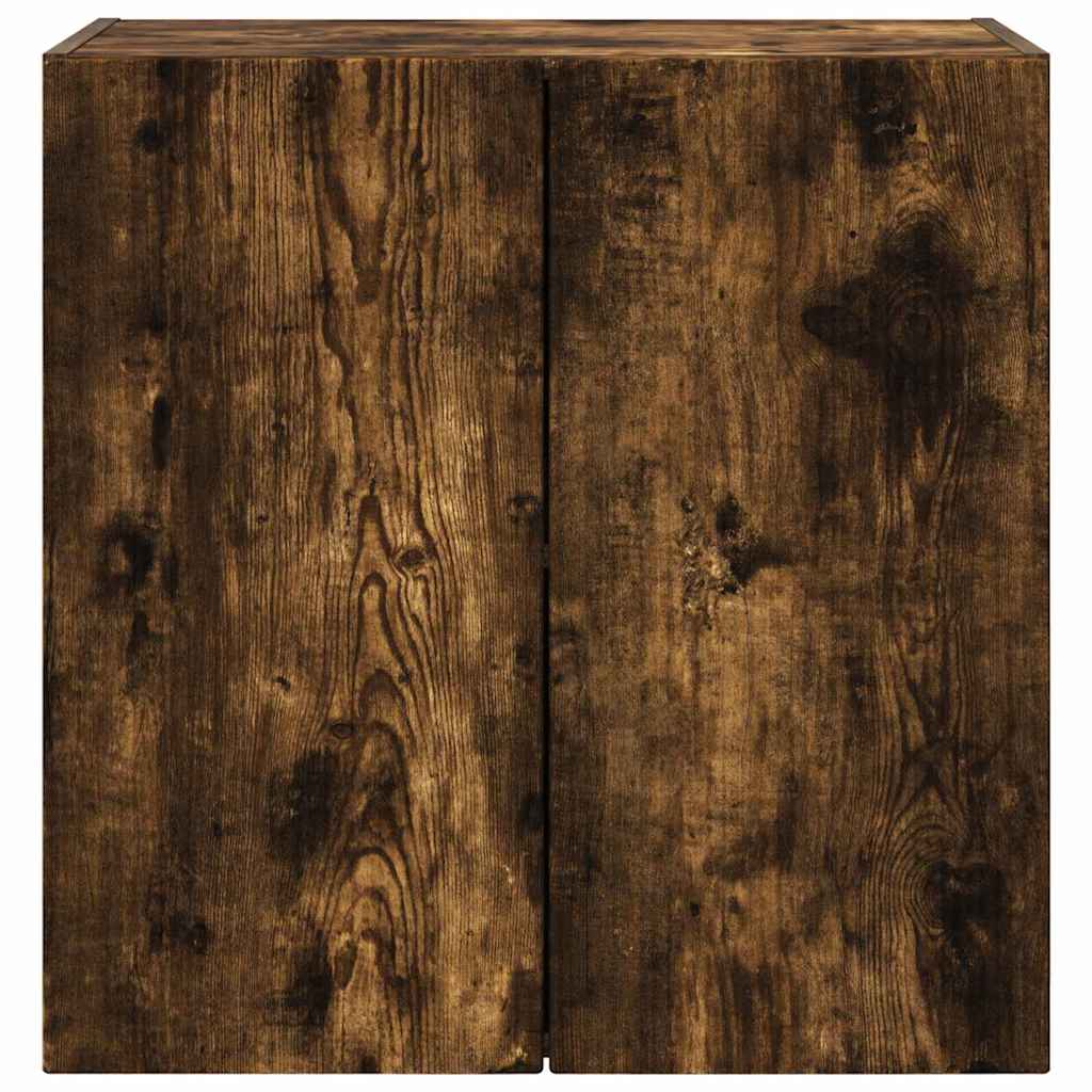 vidaXL Ντουλάπι Τηλεόρασης Τοίχου Καπνιστό Δρύς 59,5 x 31 x 60 εκ