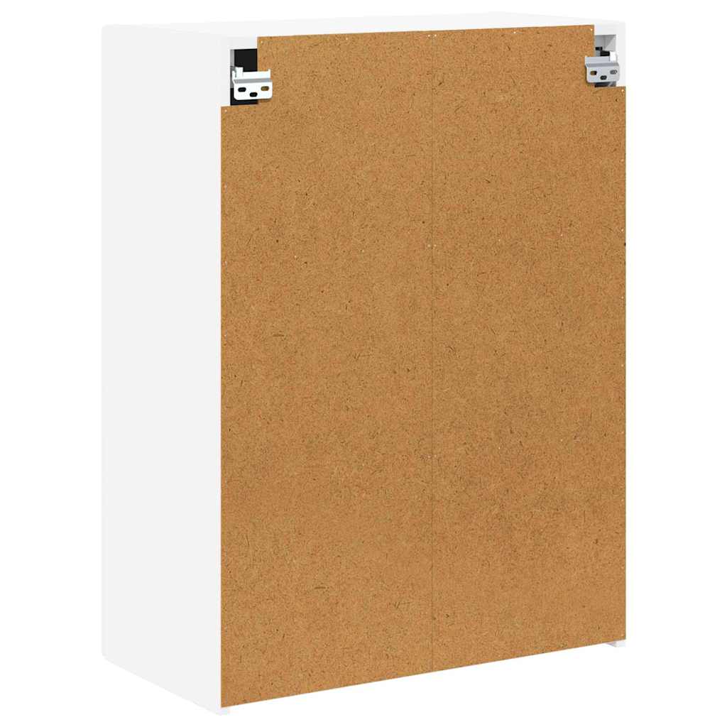 vidaXL Ντουλάπι Τηλεόρασης Τοίχου Επιτοίχιο Λευκό 59,5 x 31 x 80 εκ