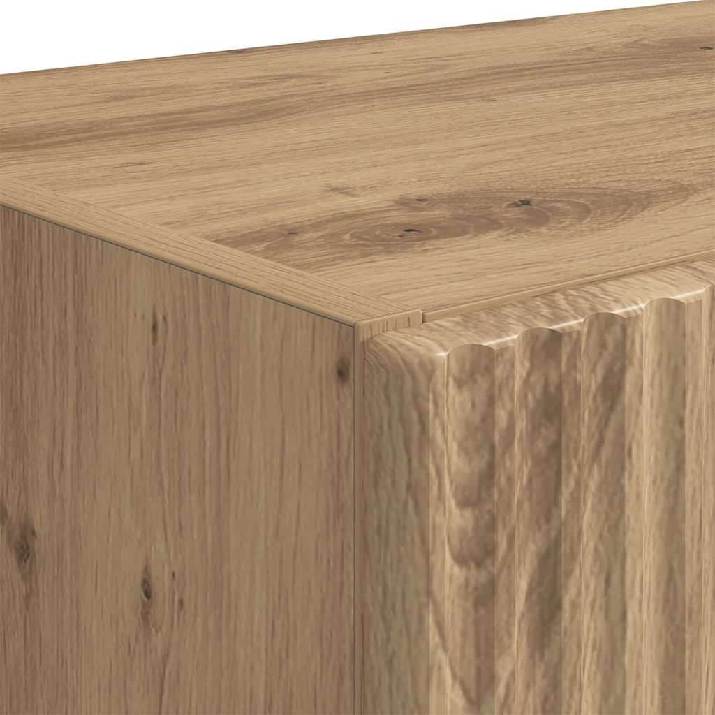vidaXL Ντουλάπι Τηλεόρασης Τοίχου Artisan Oak 59,5 x 31 x 80 εκ