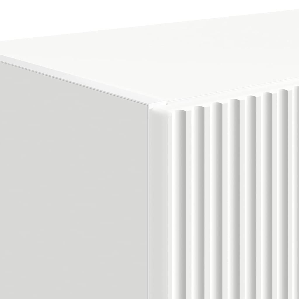 vidaXL Ντουλάπι Τηλεόρασης Τοίχου Επιτοίχιο Λευκό 59,5 x 31 x 100 εκ.