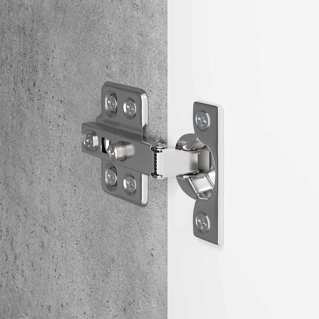 vidaXL Ντουλάπι Τηλεόρασης Τοίχου Σκυρόδεμα Γκρι 59,5 x 31 x 100 εκ.