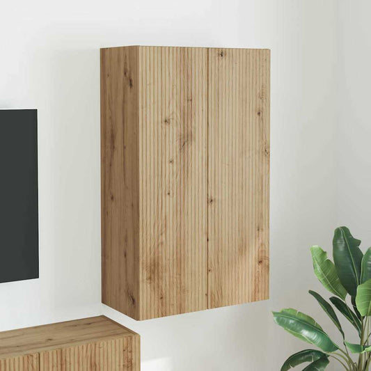 vidaXL Ντουλάπι Τηλεόρασης Τοίχου Artisan Oak 59,5 x 31 x 100 εκ.