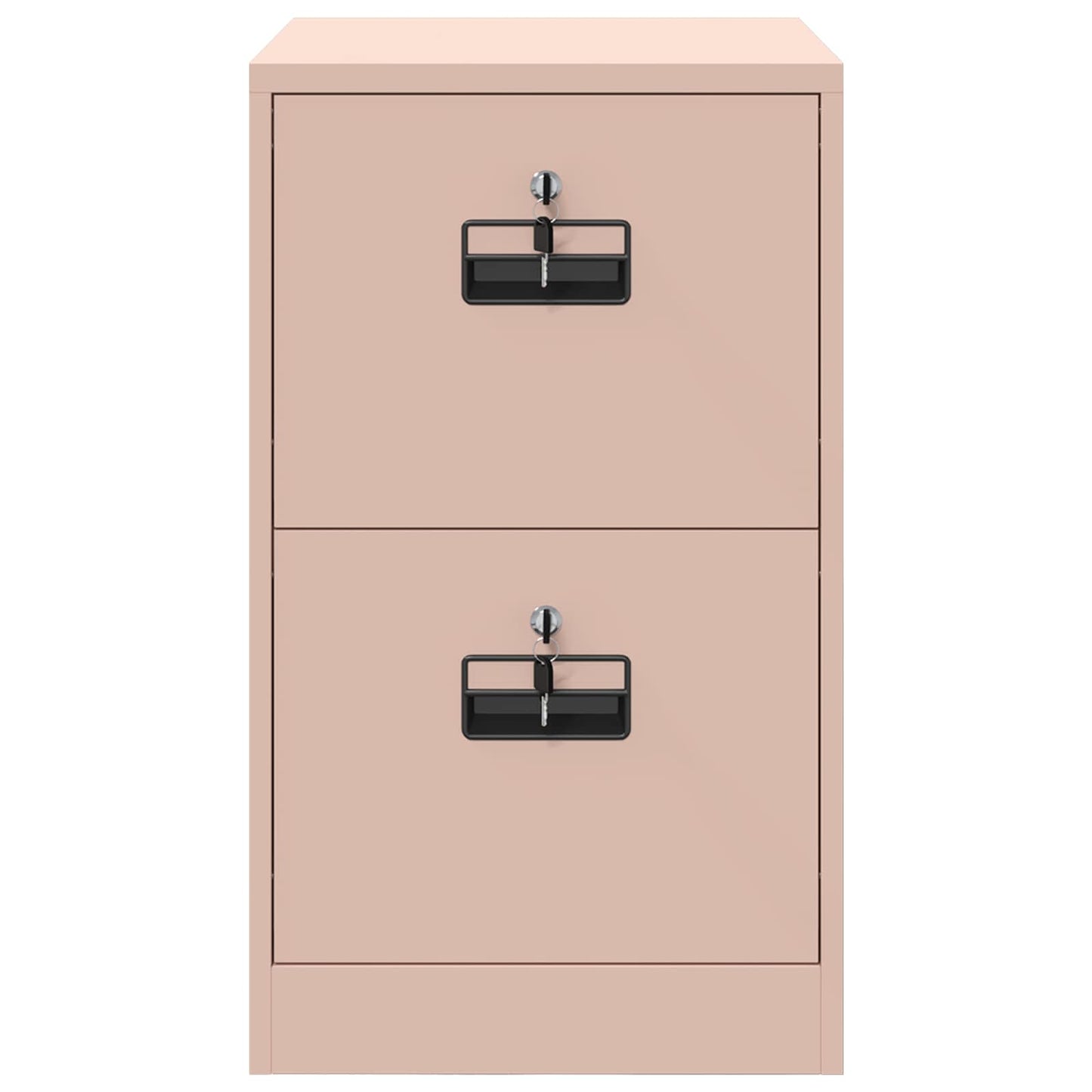 vidaXL Ντουλάπα Αρχείων Ροζ 44 x 50 x 106.5 εκ Ψυχρής Έλασης Χάλυβας