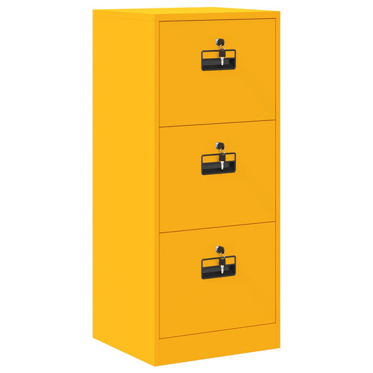 vidaXL Ντουλάπα Αρχείων Χαμομηλί κίτρινο 45,5 x 42 x 106,5 εκ