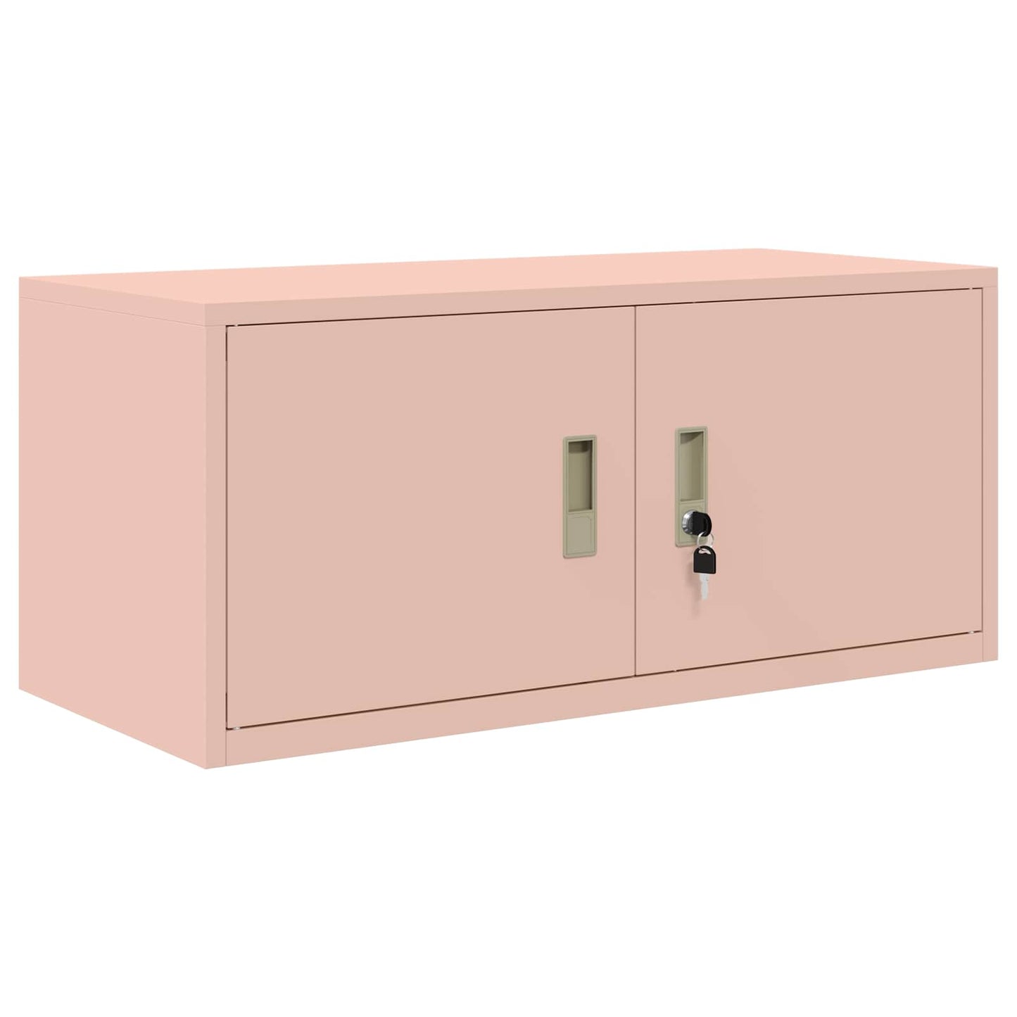 vidaXL Ντουλάπι αποθήκευσης Ροζ 90 x 40 x 40 εκ Ατσάλι