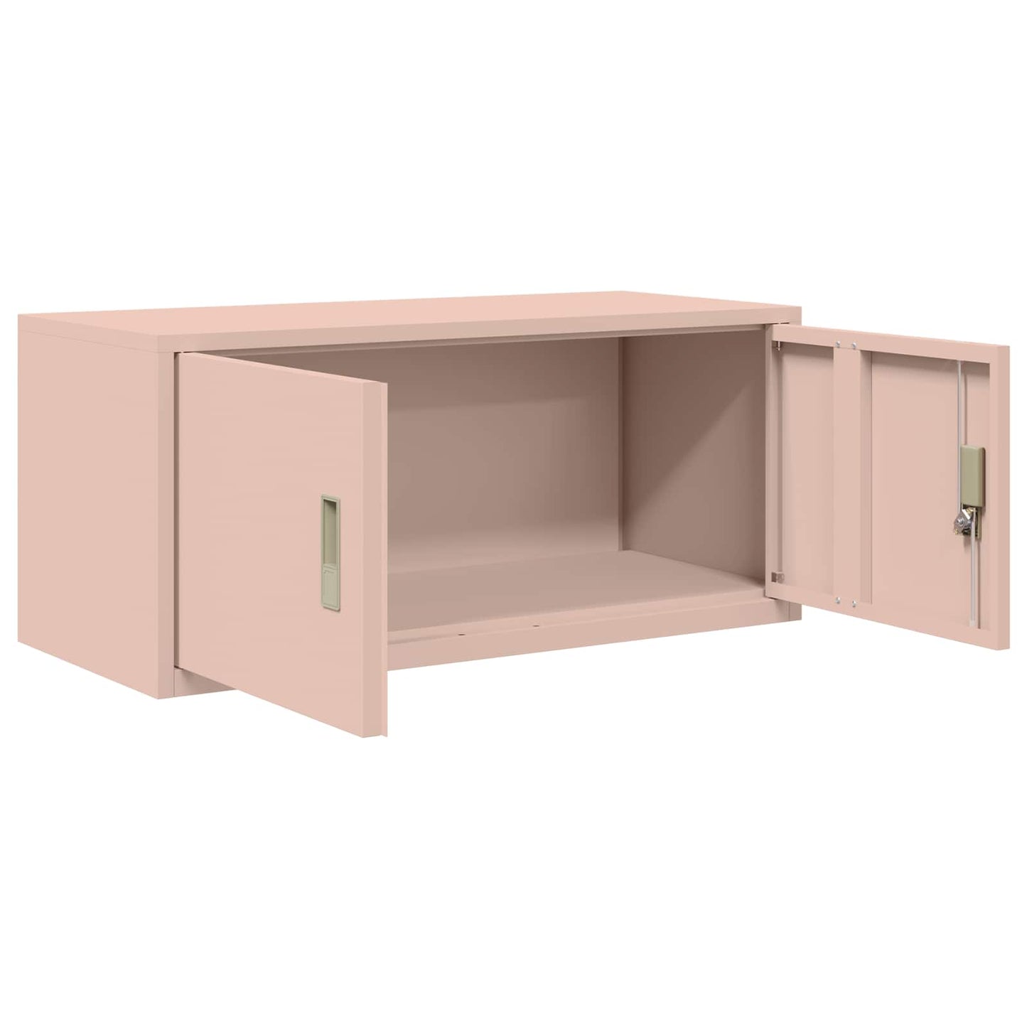 vidaXL Ντουλάπι αποθήκευσης Ροζ 90 x 40 x 40 εκ Ατσάλι