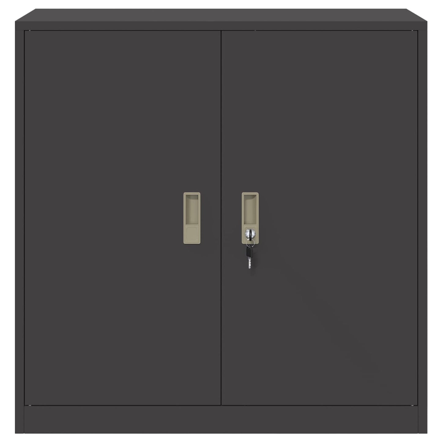 vidaXL Ντουλάπι αποθήκευσης Μαύρο 90 x 40 x 90 cm Ατσάλι