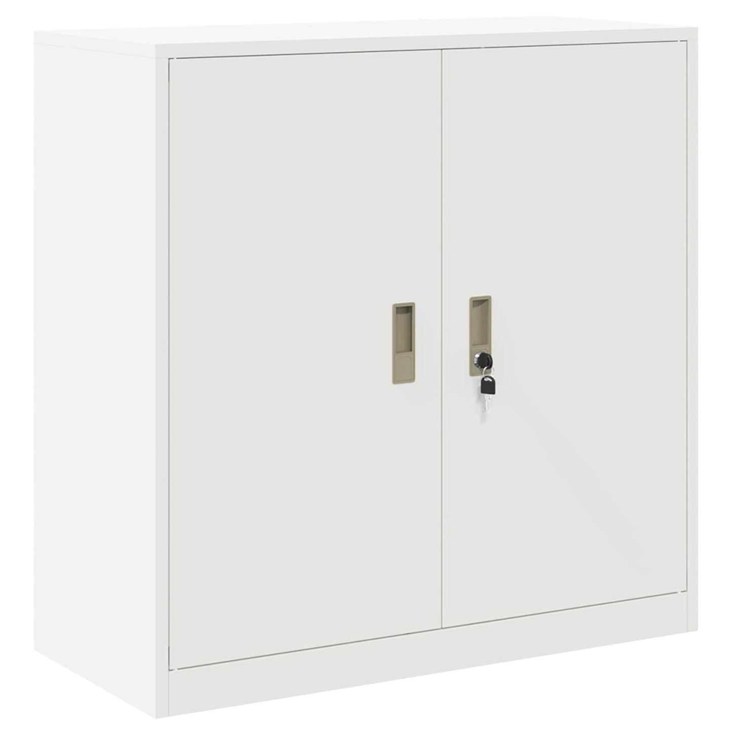 vidaXL Ντουλάπι αποθήκευσης Λευκός 90 x 40 x 90 cm Ατσάλι
