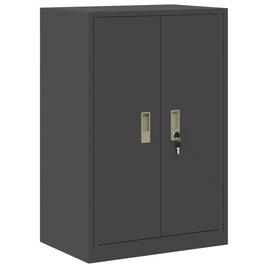 vidaXL Ντουλάπι αποθήκευσης Μαύρο 60 x 40 x 90 cm Ατσάλι