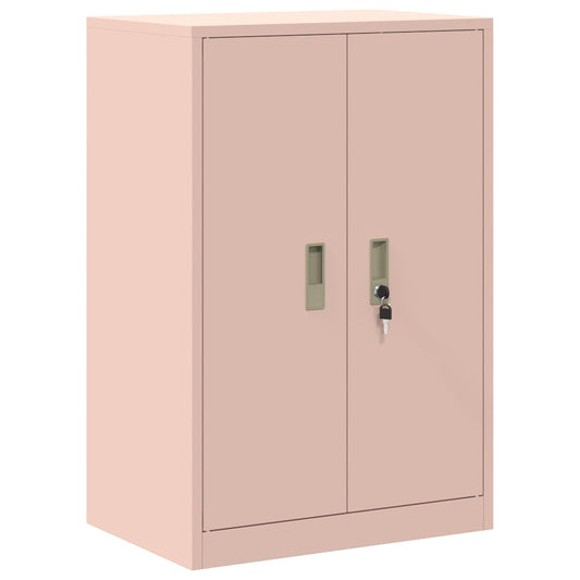 vidaXL Ντουλάπι αποθήκευσης Ροζ 60 x 40 x 90 cm Ατσάλι
