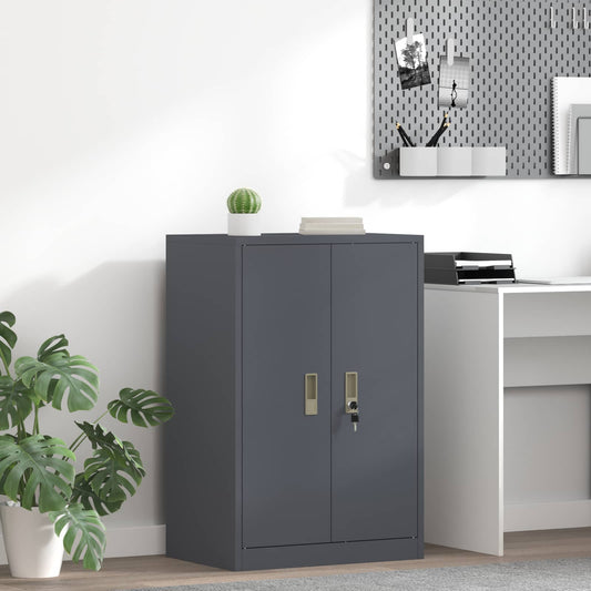 vidaXL Ντουλάπι αποθήκευσης Ανθρακί 60 x 40 x 90 cm Ατσάλι