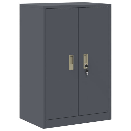 vidaXL Ντουλάπι αποθήκευσης Ανθρακί 60 x 40 x 90 cm Ατσάλι