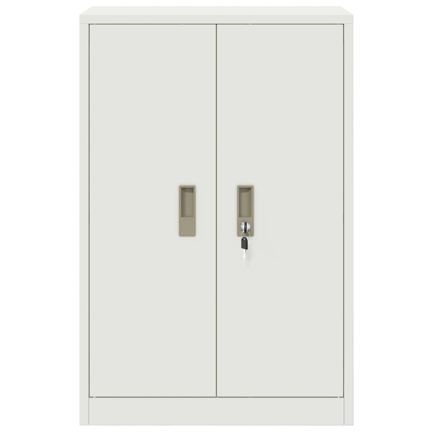 vidaXL Ντουλάπι αποθήκευσης Λευκός 60 x 40 x 90 cm Ατσάλι