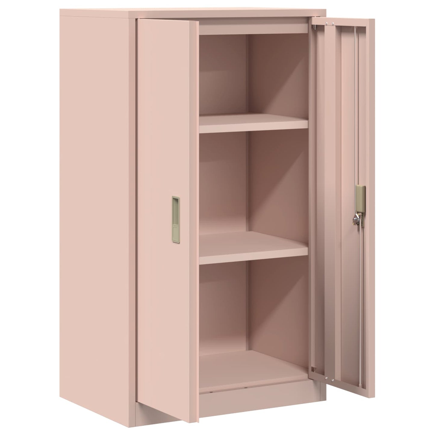 vidaXL Ντουλάπι αποθήκευσης Ροζ 60 x 40 x 90 cm Ατσάλι