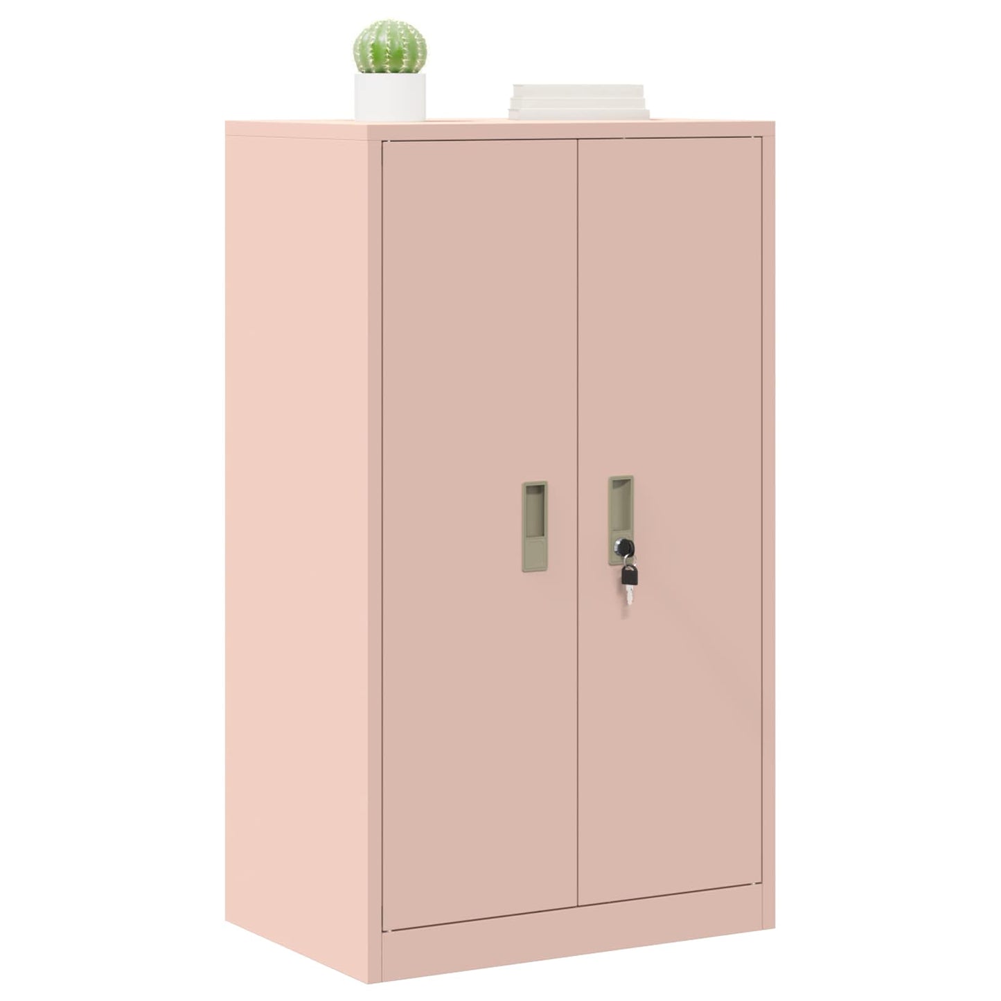 vidaXL Ντουλάπι αποθήκευσης Ροζ 60 x 40 x 90 cm Ατσάλι