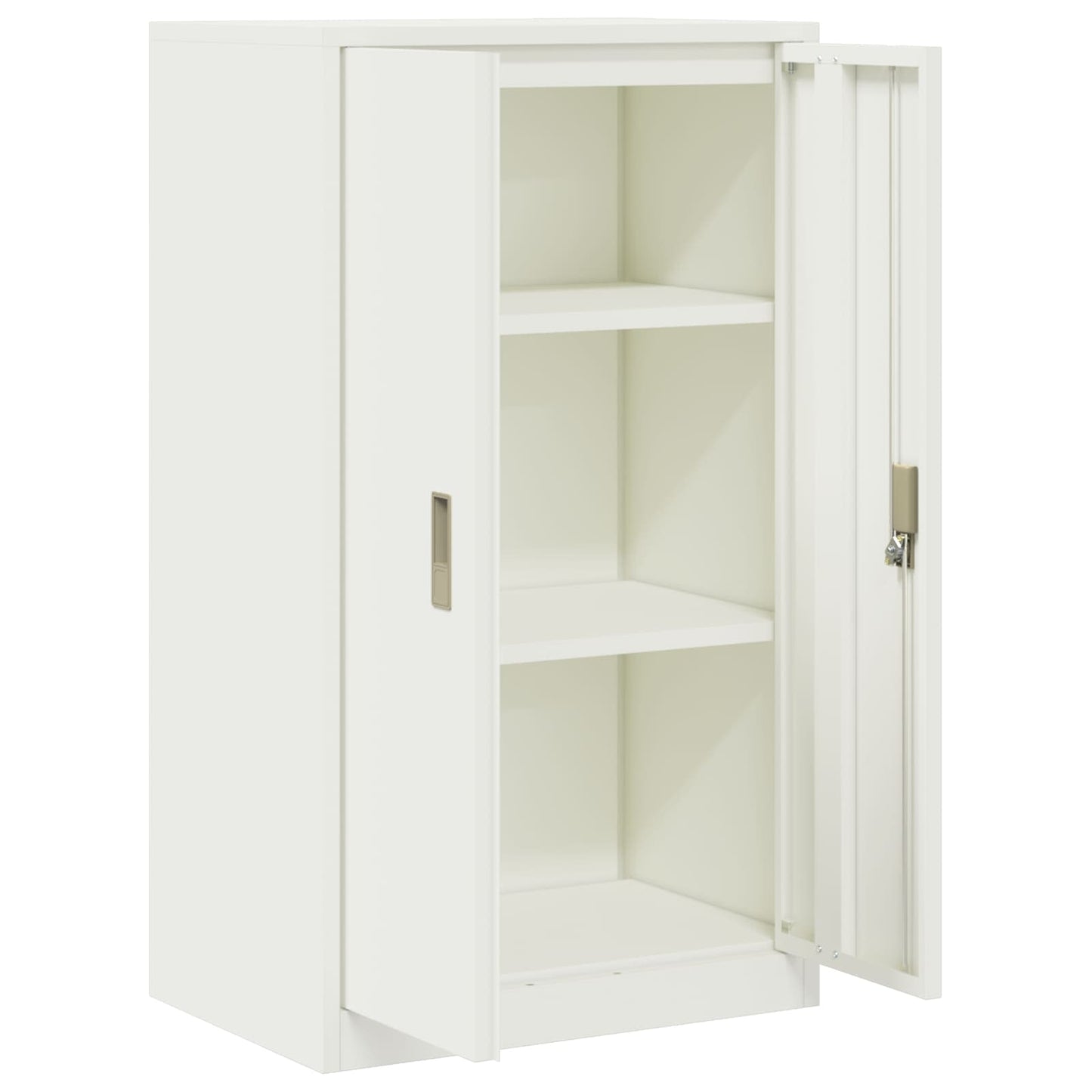 vidaXL Ντουλάπι αποθήκευσης Λευκός 60 x 40 x 105 εκ Ατσάλι