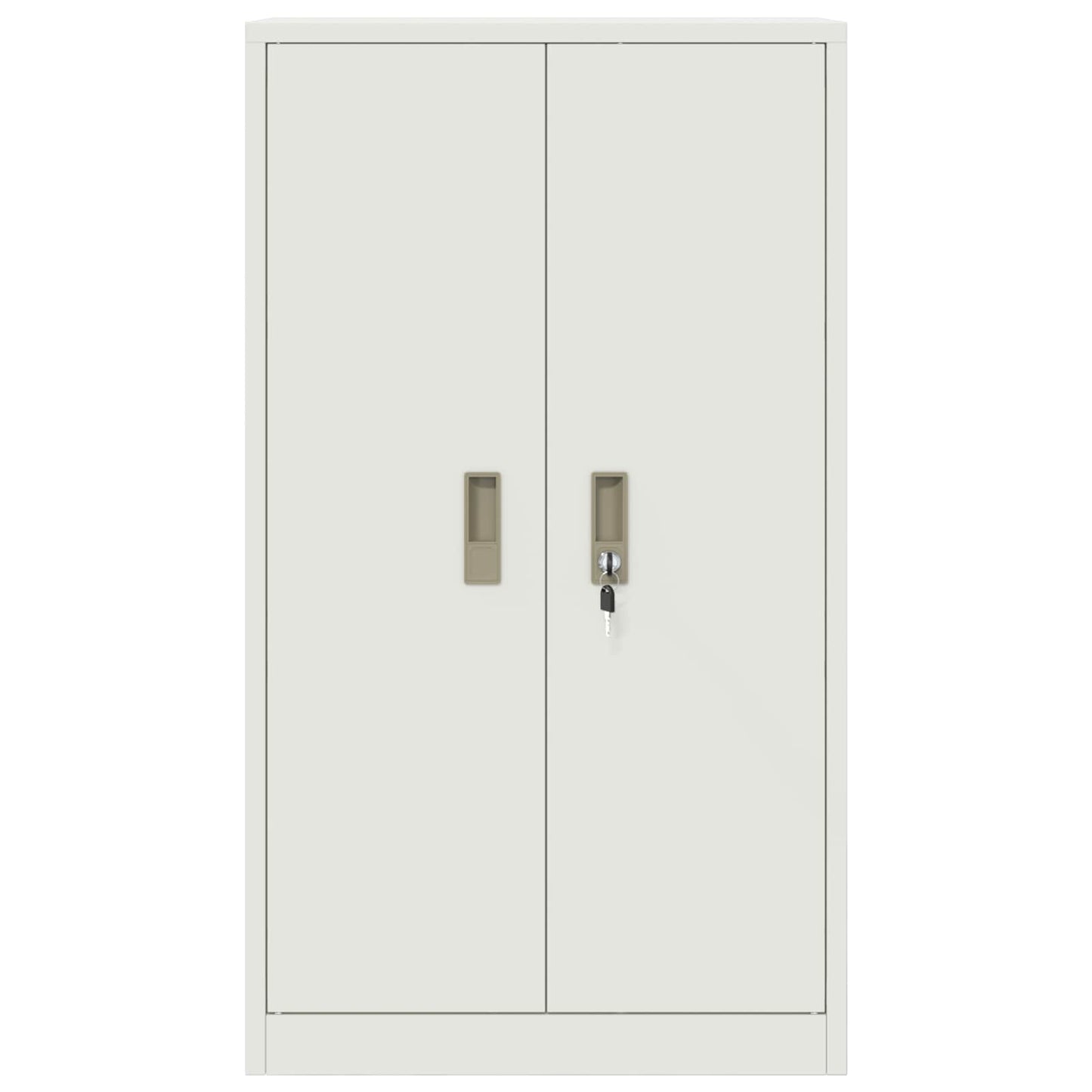 vidaXL Ντουλάπι αποθήκευσης Λευκός 60 x 40 x 105 εκ Ατσάλι