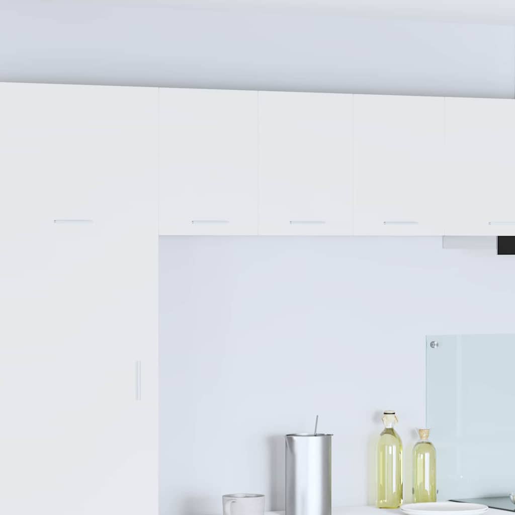 vidaXL Κρεμαστό ντουλάπι με ράφι Riga 2 pcs Λευκό 30 x 31 x 40 εκ.