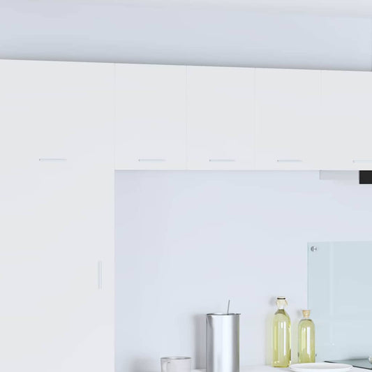 vidaXL Κρεμαστό ντουλάπι με ράφι Riga 2 pcs Λευκό 30 x 31 x 40 εκ.