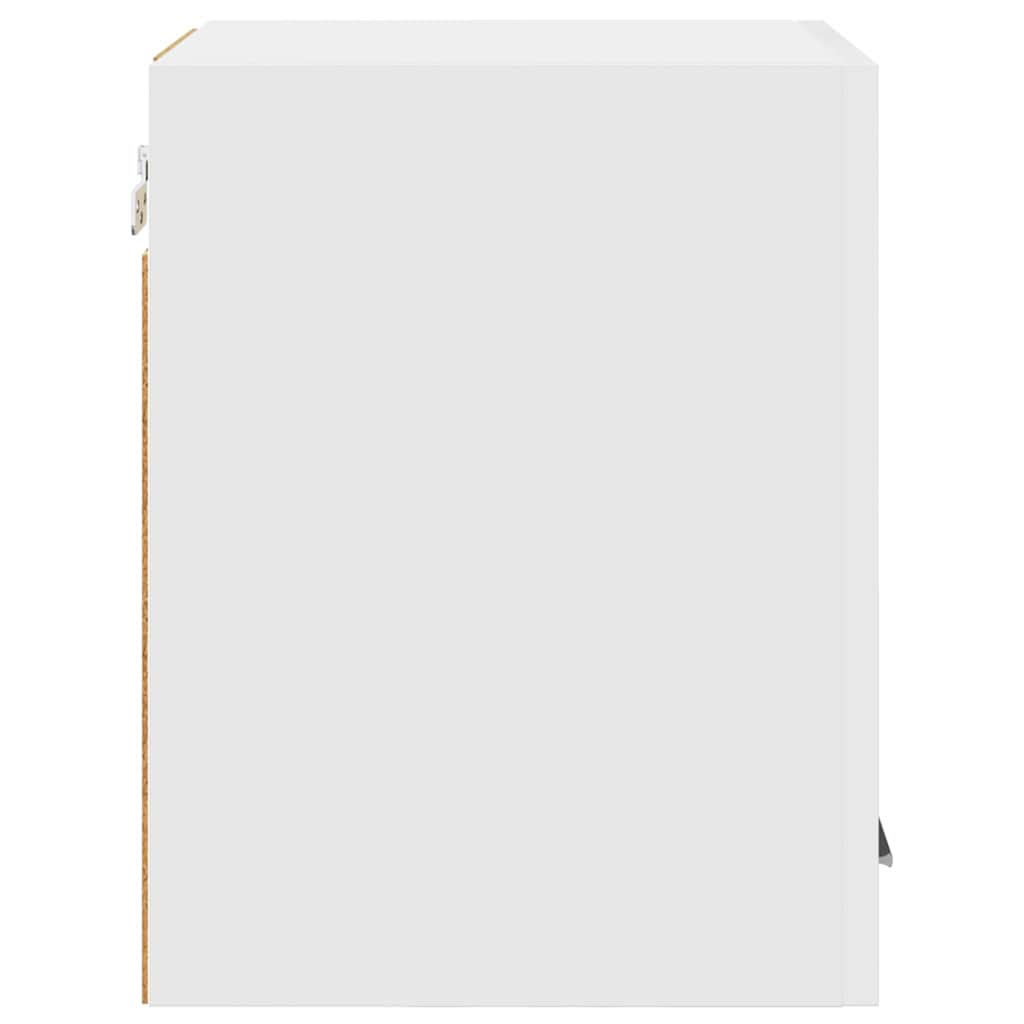 vidaXL Κρεμαστό ντουλάπι με ράφι Riga 2 pcs Λευκό 30 x 31 x 40 εκ.