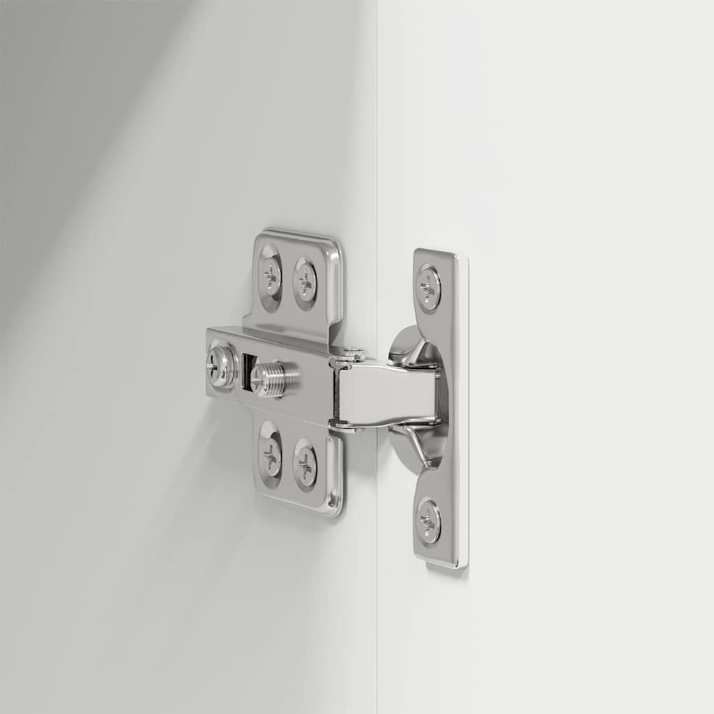 vidaXL Κρεμαστό ντουλάπι με ράφι Riga 2 pcs Λευκό 40 x 31 x 40 εκ.