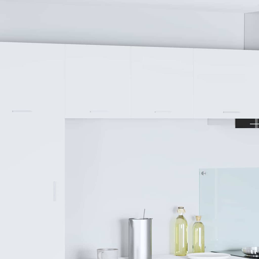 vidaXL Κρεμαστό ντουλάπι με ράφι Riga 2 pcs Λευκό 40 x 31 x 40 εκ.