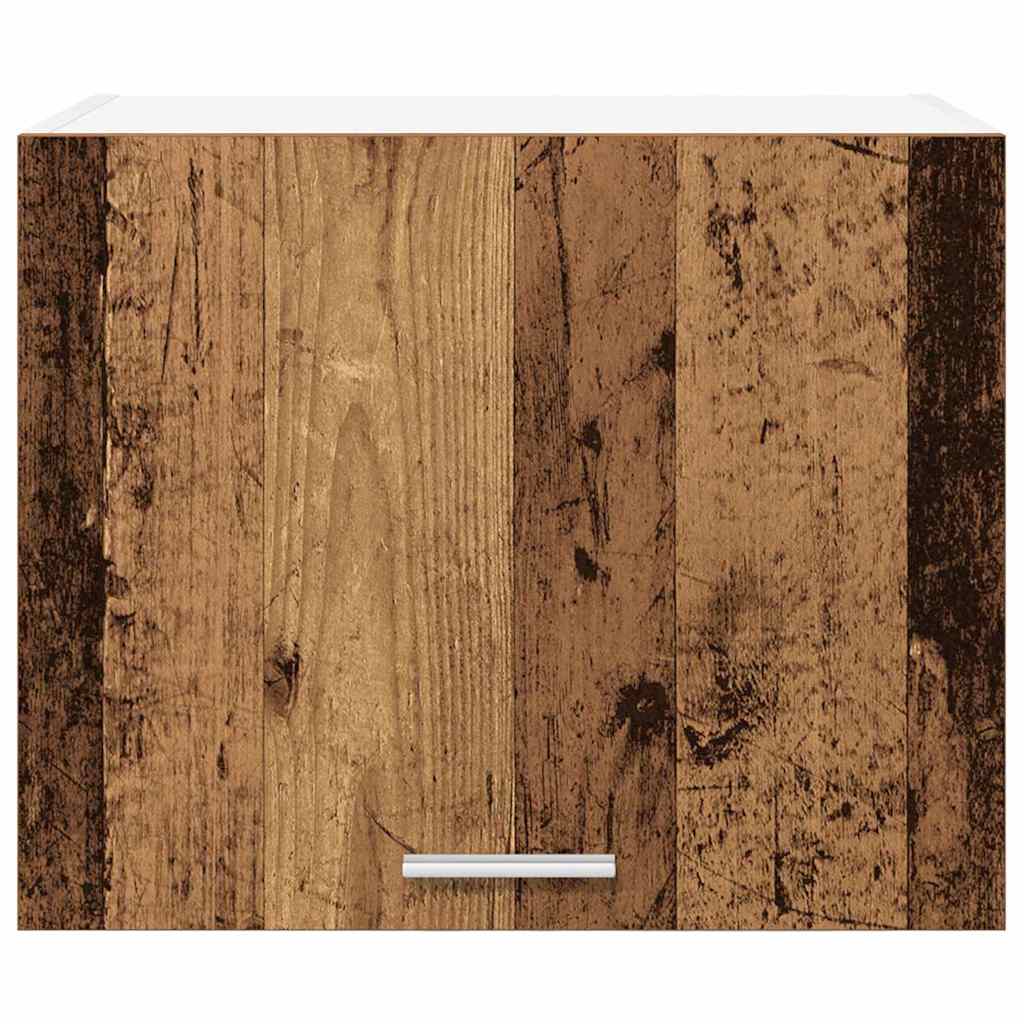 vidaXL Κρεμαστό ντουλάπι Riga Παλαιό Ξύλο και Λευκό 50 x 31 x 40 εκ.