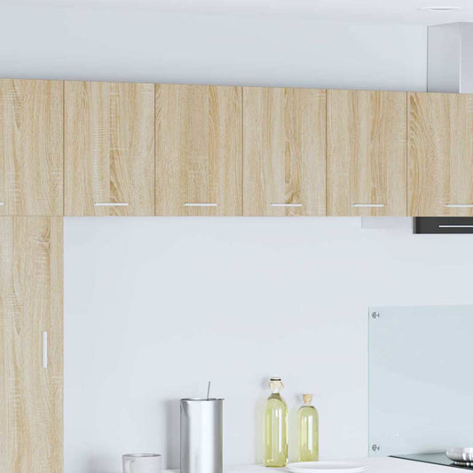 vidaXL Κρεμαστό ντουλάπι 2 pcs Σομόνα Δρυς και Λευκό 60 x 31 x 40 εκ