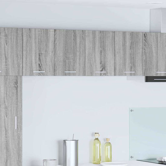 vidaXL Κρεμαστό ντουλάπι Riga Γκρι Σομόνα και Λευκό 60 x 31 x 40 εκ